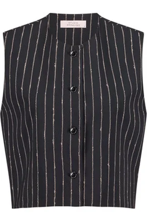 Studio Anneloes Sjuul pinstripe gilet - - 12447