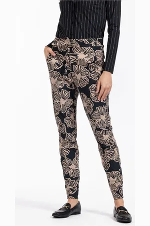 Studio Anneloes Stairdown flower trousers - - 12451