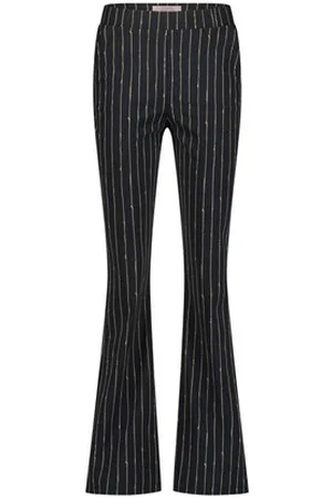 Studio Anneloes Flair pinstripe trousers - - 12444
