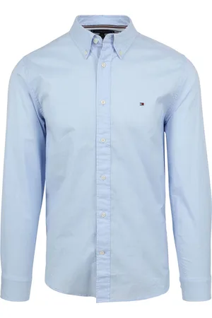 Tommy Hilfiger Overhemd Flex Lichtblauw