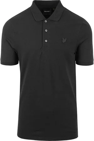 Lyle & Scott Tonal Eagle Polo Antraciet