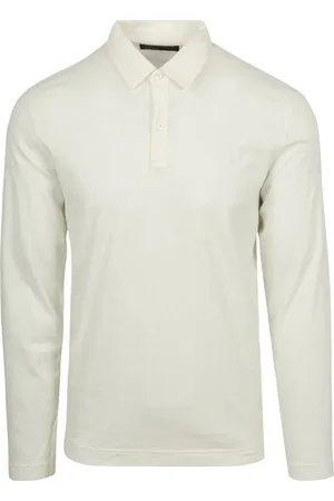 Marc O’ Polo Longsleeve Poloshirt Off White