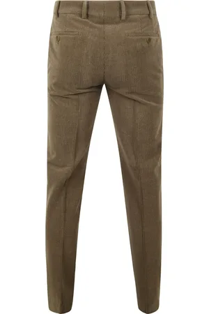 Meyer Chino Roma Wol Corduroy Olijfgroen