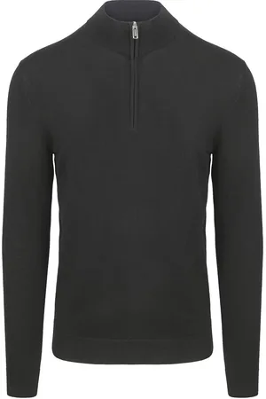 Profuomo Half Zip Pullover Merinowol