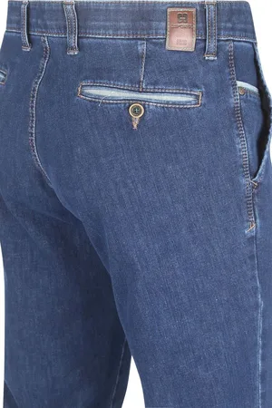 Club of Comfort Chino Garvey Denim Mid Blauw