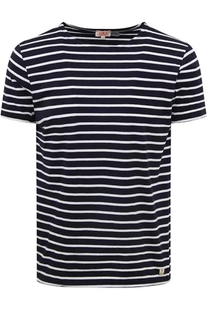 Armor.lux Ho??dic T-Shirt Strepen Navy