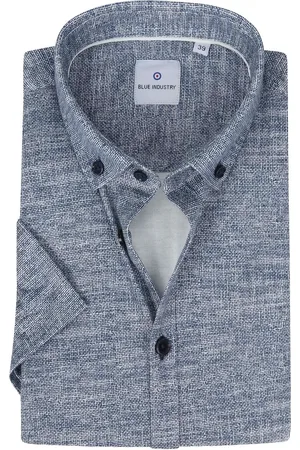 Blue Industry KM Overhemd Jersey Melange