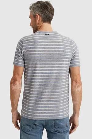 Vanguard T-Shirt Strepen Grijs