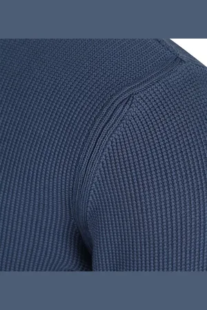 Suitable Respect Mamase Pullover Mid Blauw