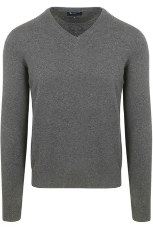 Suitable Respect Vinir Pullover Melange Antraciet