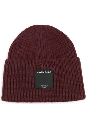 Björn Borg Knitted Muts Bordeaux