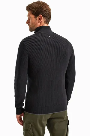 PME Legend™ Knitted Half Zip Trui Cable