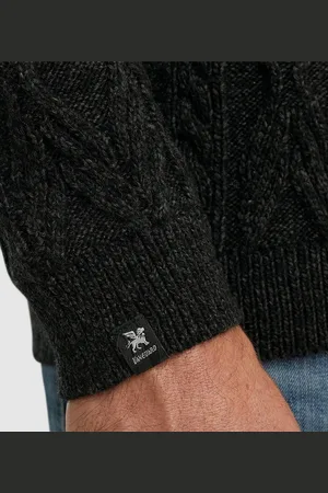 Vanguard Trui Half Zip Heavy Knit