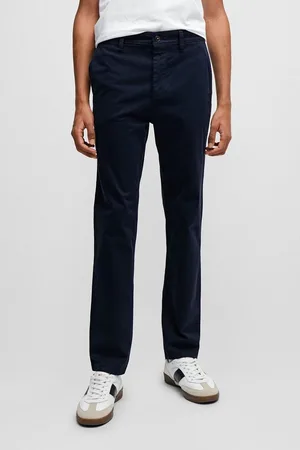 HUGO BOSS Satin Chino Navy