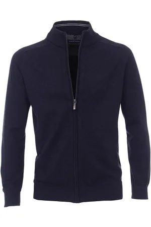 Casa Moda Vest Zip Donkerblauw