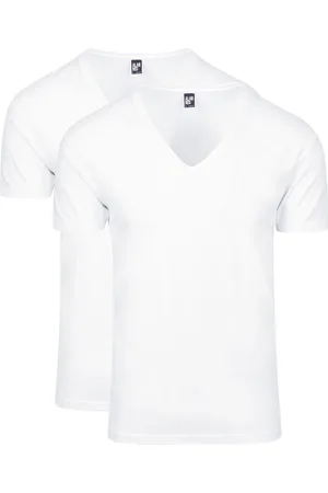 Alan Red T-Shirt Extra Diepe V-Hals Stretch