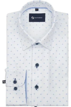 Suitable Overhemd Oxford Print