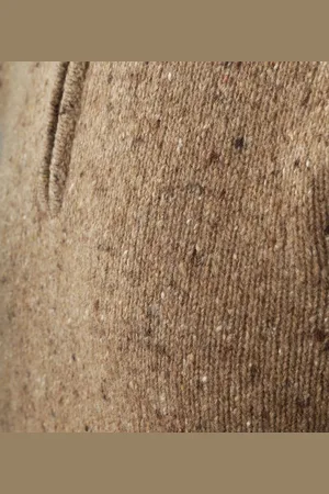 Suitable Half Zip Trui Tweed Wol Blend