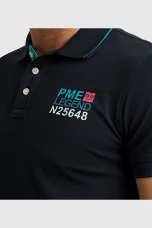 PME Legend™ Piqu?? Poloshirt Logo Navy