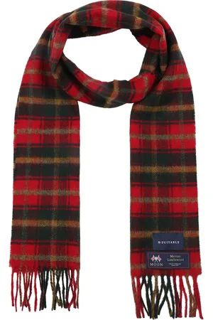 Suitable Sjaal Ruit Merino Wol