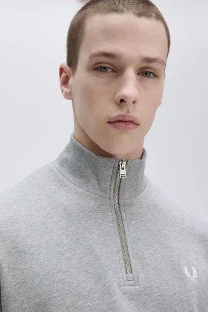 Fred Perry Half Zip Trui Melange