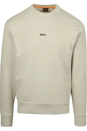 HUGO BOSS Pullover WeSmallcrew Ecru