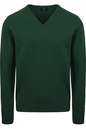 William Lockie V-Hals Lamswol Tartan
