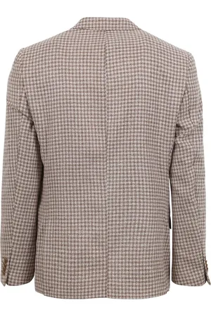 Suitable Blazer Grou Ruiten Beige