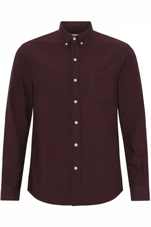 Colorful Standard Overhemd Bordeaux