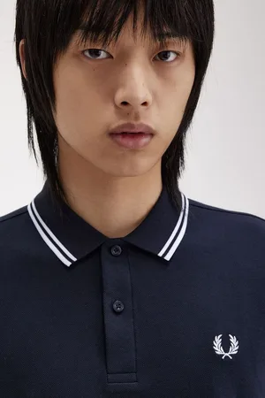Fred Perry Longsleeve Polo Navy 238