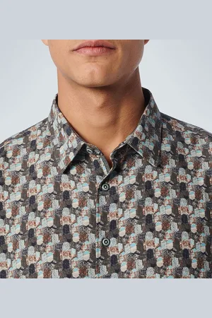 No Excess Short Sleeve Overhemd Print