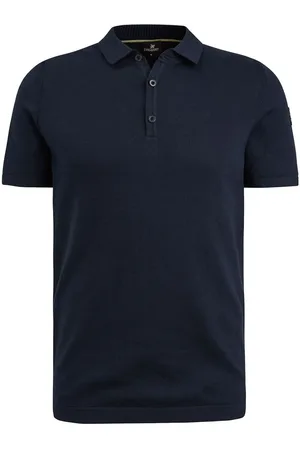 Vanguard Knitted Polo Navy