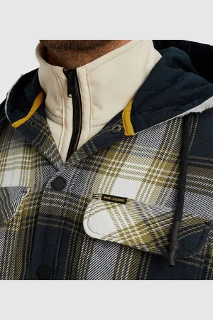 PME Legend™ Overshirt Ruiten Blauw Groen