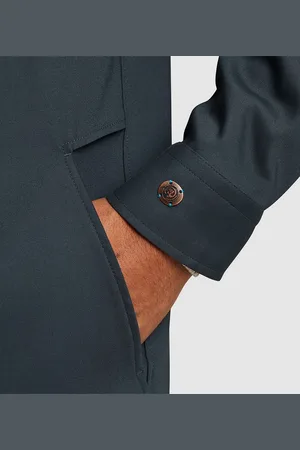 Cast Iron Overshirt Steel Blauw