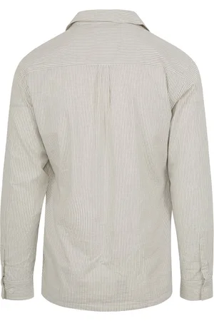 Anerkjendt ??Overhemd Kurt Strepen Off White