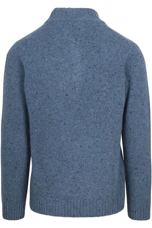 Suitable Half Zip Trui Tweed Wol Blend