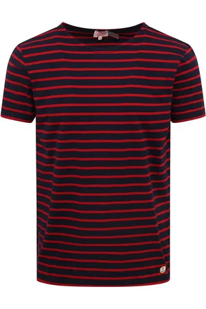 Armor.lux Ho??dic T-Shirt Strepen Navy Rood