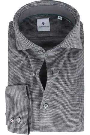 Blue Industry Overhemd Jersey Ruit