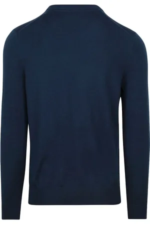 Suitable Merino Pullover V-Hals Navy