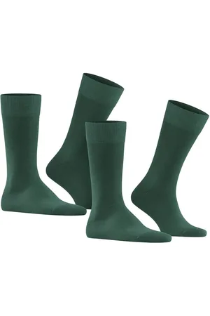 Falke Happy Sokken 2-Pack Donkergroen