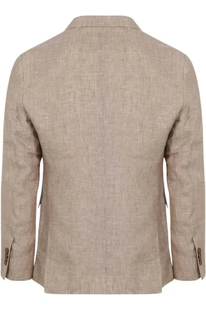 Suitable Blazer Pepita Linnen