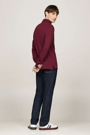 Tommy Hilfiger Longsleeve Polo Bordeaux