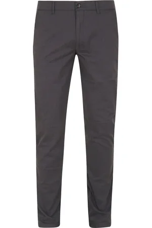 Suitable Chino Pico Print Grijs