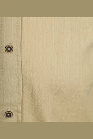 Suitable Overhemd Washed Sand