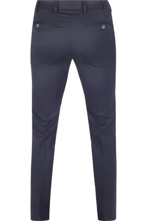 Meyer Chino Bonn Wol Blend Navy
