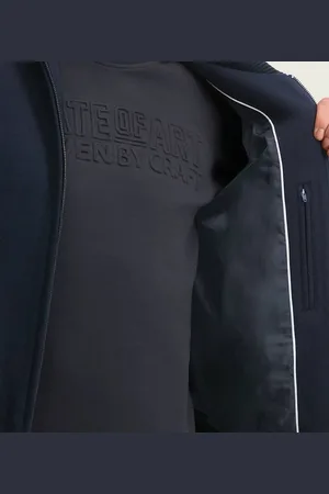 State of art Jas Bomber Wol Navy
