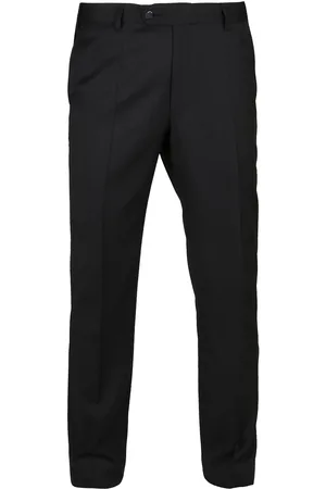 Suitable Pantalon Piga Wol Antraciet