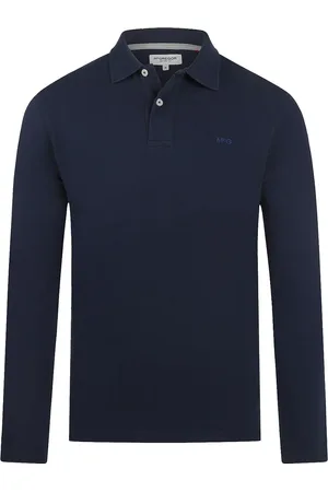 McGregor Long Sleeve Poloshirt Navy