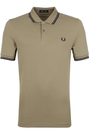 Fred Perry Polo Twin Tipped M3600 Lichtbruin