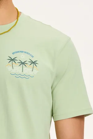 Shiwi T-Shirt Antigua Port Dust Green